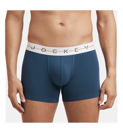 NY16 Super Combed Cotton Elastane Stretch Solid Trunk with Ultrasoft Waistband - Navy Blue-S