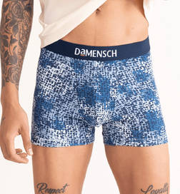Deo-Cotton Men's Underwear Trunk, Blue - L
