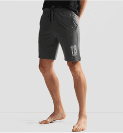 Solid Logo Knit Shorts Castlerock - XL