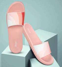Women's Sliders Fr Daily Use-Peach - 7 UK