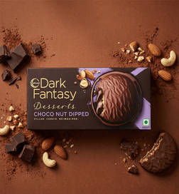 Choco Nut Dipped Cookies by Sunfeast Dark Fantasy