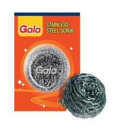 Steel Swash Card Scrubber for Utensils (Silver)