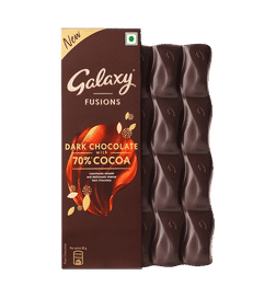Fusions Dark Chocolate Bar 70% Cocoa