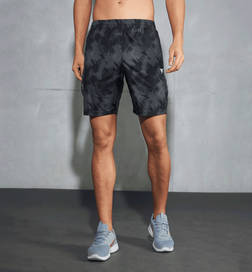 Men Printed Regular Fit Sports Shorts with TS LYTRA - L