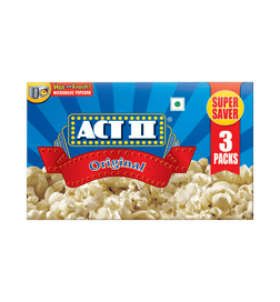 Microwave Popcorn Original 3 pieces Pack