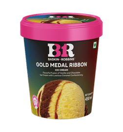 Gold Medal Ribbon Ice Cream Tub