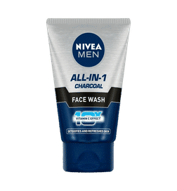 Men Face Wash All In 1 Charcoal To Detoxify & Refresh Skin For All Skin Types