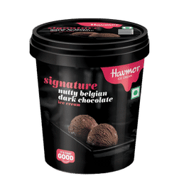 Nutty Belgian Dark Chocolate Ice Cream Signature Tub