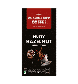 Hazelnut Instant Coffee No Sugar Vegan