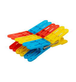 Plastic Cloth Drying Clips (Assorted)
