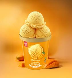 Alphonso Mango Ice Cream Tub