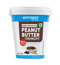 High Protein Dark Chocolate Peanut Butter Crunchy Spread | Gluten Free
