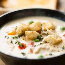 Creamy chicken soup