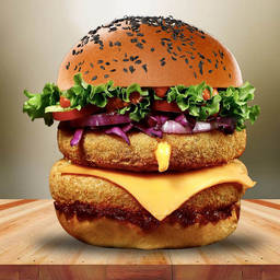 Best Double cheese veg burger in Kaloor
