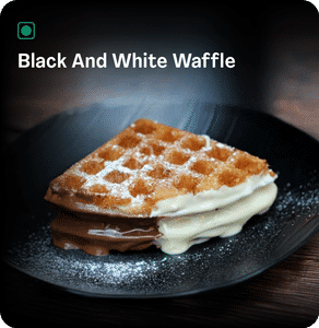 Black And White Waffle