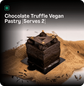 Chocolate Truffle Vegan Pastry [serves 2]