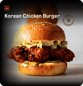 Korean Chicken Burger