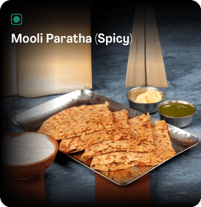 Mooli Paratha (spicy)