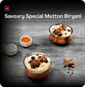 Savoury Special Mutton Biryani