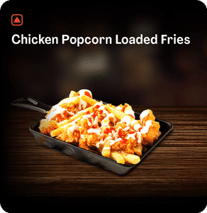 Chicken Popcorn Loaded Fries