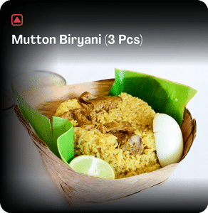 Mutton Biryani (3 Pcs)