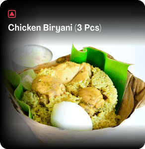 Chicken Biryani (3 Pcs)