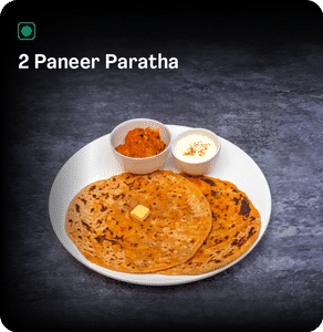 2 Paneer Paratha