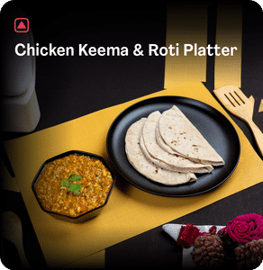 Chicken Keema & 3 Roti