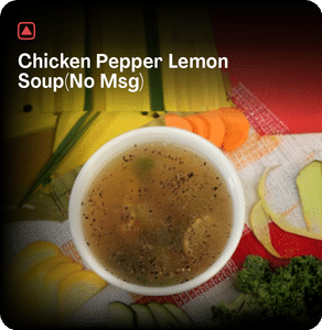 Chicken Pepper Lemon Soup(no Msg)