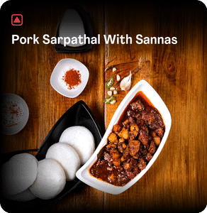 Pork Sarpathal With Sannas