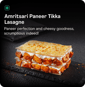 Amritsari Paneer Tikka Lasagne