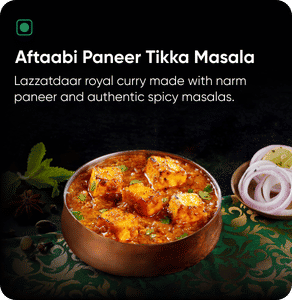 Aftaabi Paneer Tikka Masala