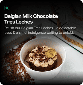 Belgian Milk Chocolat Tres Leches