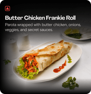 Butter Chicken Frankie Roll