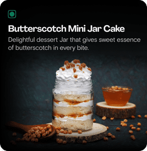 Butterscotch Mini Jar Cake