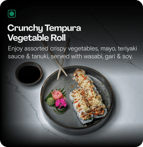 Crunchy Tempura Vegetables Roll
