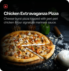 Chicken Extravaganza Pizza