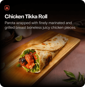Chicken Tikka Roll