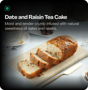 Date and Raisin Tea Cake