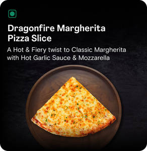 Dragonfire Margherita Pizza Slice