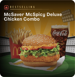  McSpicy Deluxe Chicken Burger Combo
