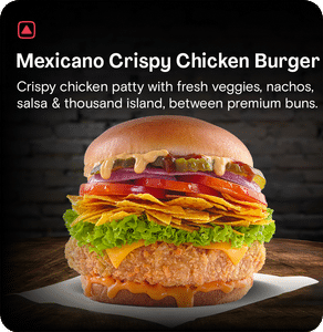 Mexicano Crispy Chicken Burger