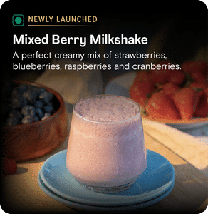 Mixed Berry Milkshake