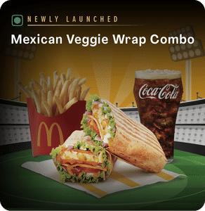 Mexican Veggie Wrap Combo