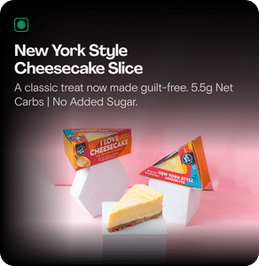 New York Style Cheesecake Slice