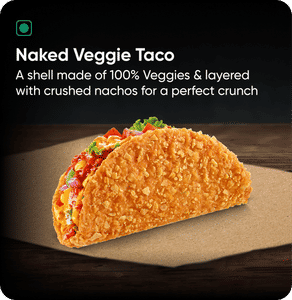 Naked Veggie Taco