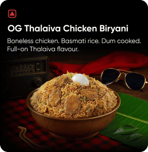OG Thalaiva Chicken Biryani (Boneless)