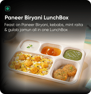 Paneer Biryani Lunchbox