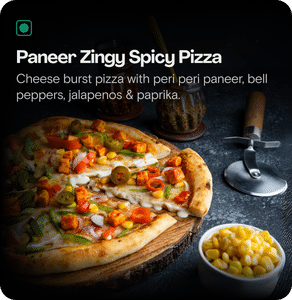 Paneer Zingy Spicy Pizza