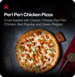 Peri Peri Chicken Pizza